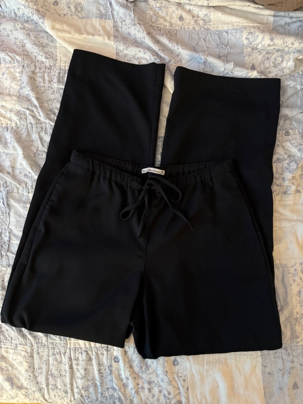 Black Drawstring Pants - Picture 3 of 5